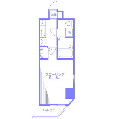東京家政大学賃貸マンション・1K
