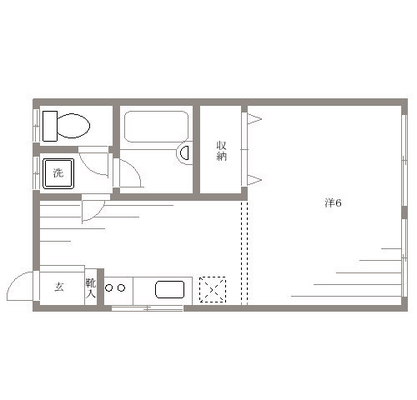東京家政大学 アパート 1R