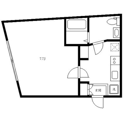 東京家政大学 マンション 1K