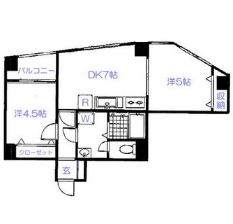 東京都板橋区熊野町 賃貸マンション 2DK