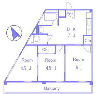 東京都板橋区仲宿 賃貸マンション 3DK