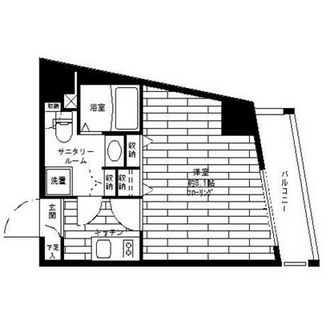 東京都北区滝野川１丁目 賃貸マンション 1K