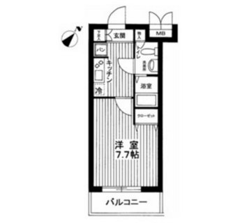 東京都北区赤羽３丁目 賃貸マンション 1K