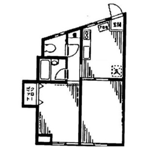 東京都北区神谷１丁目 賃貸マンション 2DK