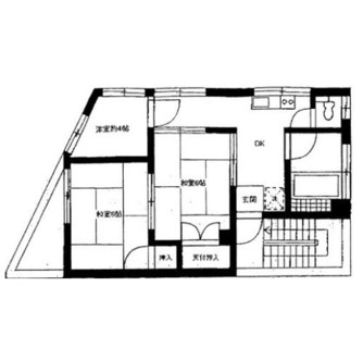 東京都北区滝野川１丁目 賃貸マンション 3DK