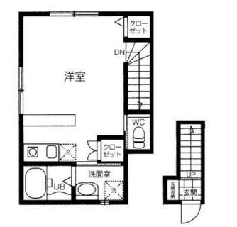 東京都北区中十条１丁目 賃貸アパート 1R