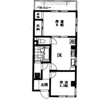 東京都板橋区板橋３丁目 賃貸マンション 2DK