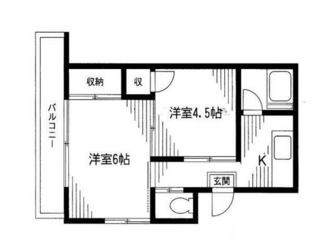 東京都北区中十条４丁目 賃貸アパート 2K