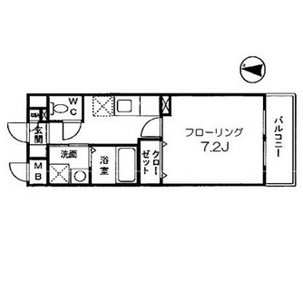 東京都北区中十条１丁目 賃貸マンション 1K