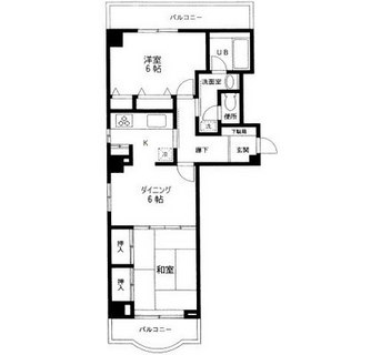 東京都北区滝野川７丁目 賃貸マンション 2DK