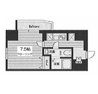 東京都北区上十条１丁目 賃貸マンション 1K