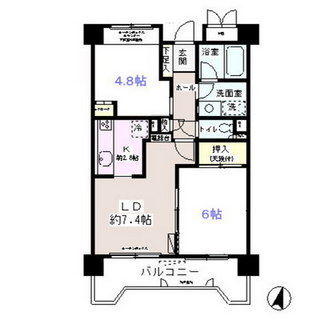 東京都北区堀船２丁目 賃貸マンション 2LDK