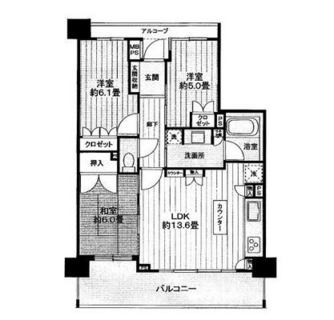 東京都北区十条台１丁目 賃貸マンション 3LDK