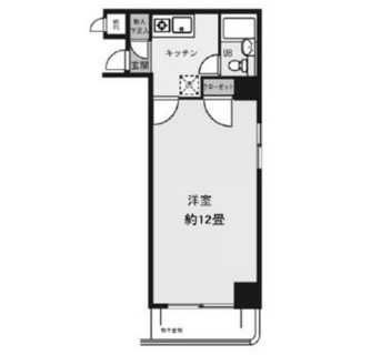 東京都北区滝野川２丁目 賃貸マンション 1K