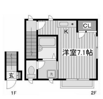 東京都北区東十条５丁目 賃貸アパート 1R