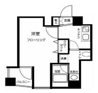 東京都北区滝野川６丁目 賃貸マンション 1K