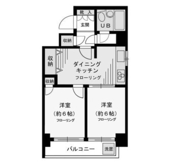 東京都板橋区稲荷台 賃貸マンション 2DK