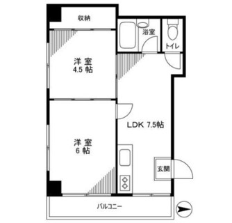 東京都板橋区氷川町 賃貸マンション 2DK