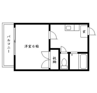 東京都北区滝野川６丁目 賃貸アパート 1K