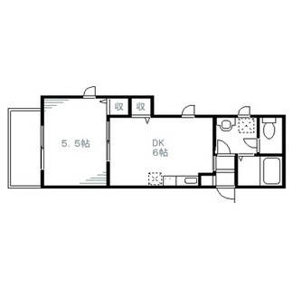 東京都北区志茂２丁目 賃貸マンション 1DK