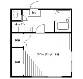 東京都北区王子２丁目 賃貸アパート 1K