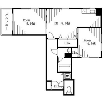 東京都豊島区上池袋３丁目 賃貸マンション 2DK