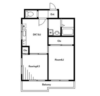 東京都北区滝野川４丁目 賃貸マンション 2DK