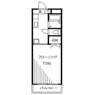 東京都北区滝野川６丁目 賃貸マンション 1K