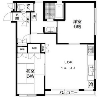 東京都北区西が丘１丁目 賃貸アパート 2LDK