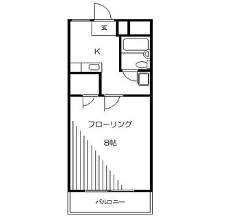 東京都北区王子５丁目 賃貸マンション 1K