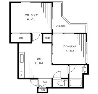 東京都北区東十条５丁目 賃貸マンション 2DK