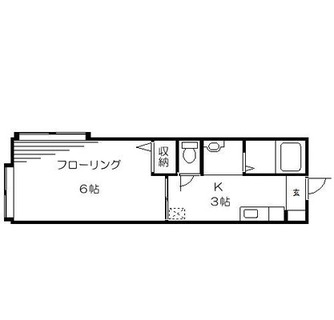 東京都北区上十条３丁目 賃貸アパート 1K