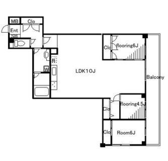 東京都板橋区栄町 賃貸マンション 3LDK