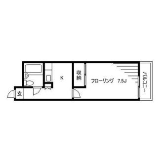 東京都北区中十条３丁目 賃貸マンション 1K