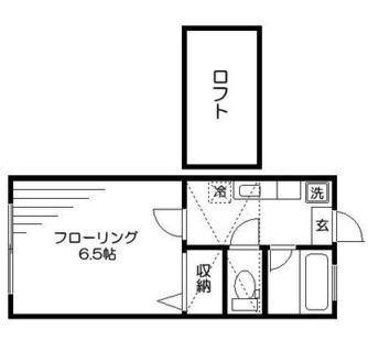 東京都北区滝野川６丁目 賃貸アパート 1K