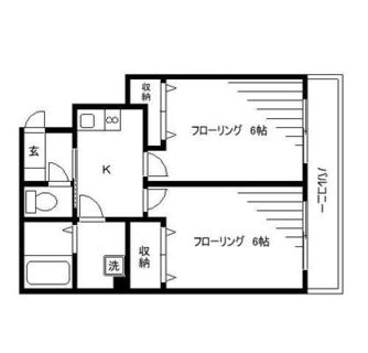 東京都北区王子３丁目 賃貸マンション 2K