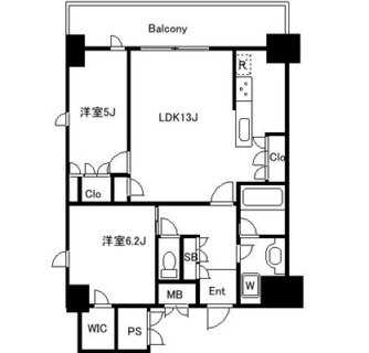 東京都板橋区板橋１丁目 賃貸マンション 2LDK