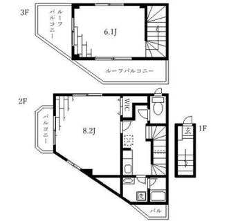 東京都板橋区板橋４丁目 賃貸マンション 2K