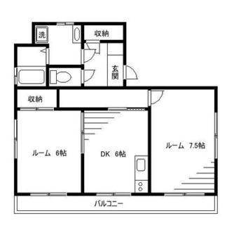 東京都北区神谷１丁目 賃貸マンション 2DK