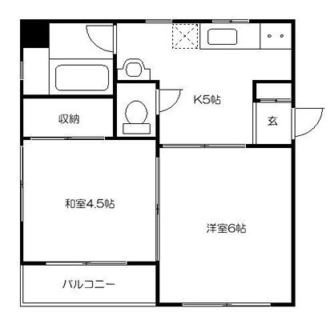 東京都北区滝野川５丁目 賃貸マンション 2K