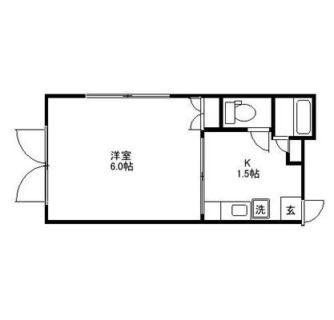 東京都板橋区板橋２丁目 賃貸マンション 1K